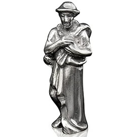 DANFORTH – Shepherd with Sack Nativity Figurine – Handcast Pewter Nativity Figurine – Made in USA
