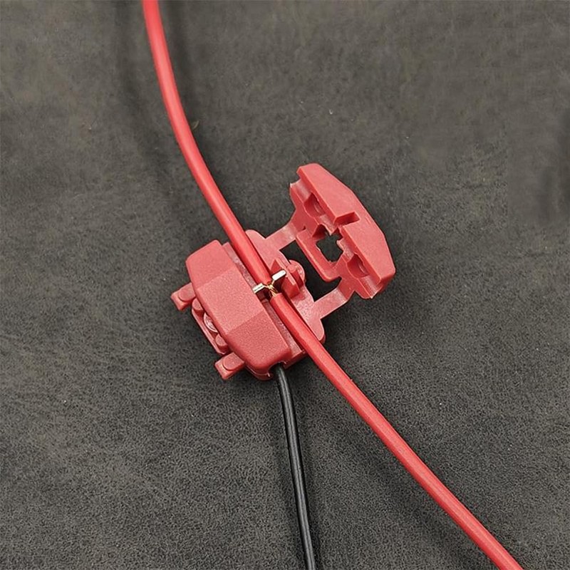 SDMOLO Wire Connectors (Red) Electro Tap Car Wiring Branch Connectors