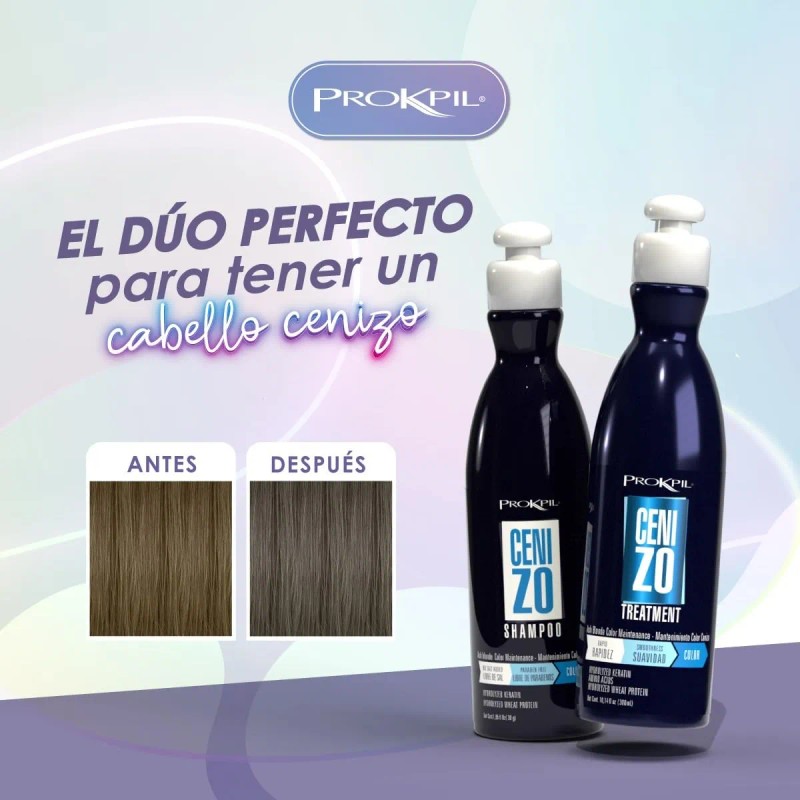 Kit/set Cenizo Champú Y Mascarilla De Tratamiento Prokpil Ma