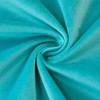 JUSPURBET Turquoise Decorative Velvet Throw Pillow Covers 24x24 inch Set
