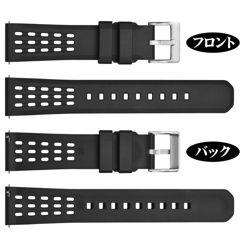WOCCI Men's 0.8 inch (20 mm) / 0.9 inch (22