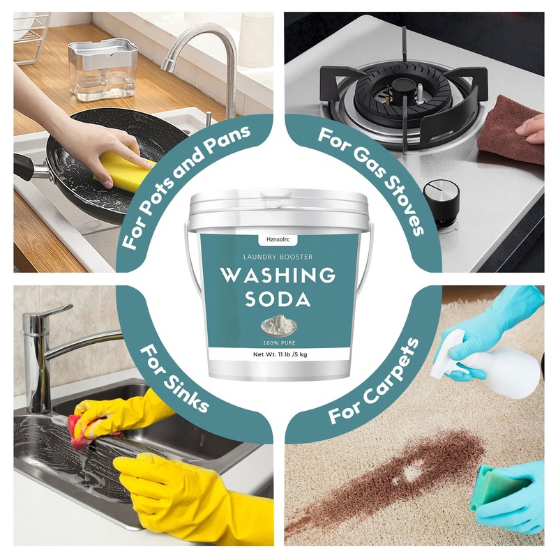 11 lb Sodium Carbonate Washing Soda, Super Washing Soda For