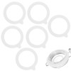 6pcs Rubber Seals for Glass Jars Silicone Replacement Gaskets Leakproof