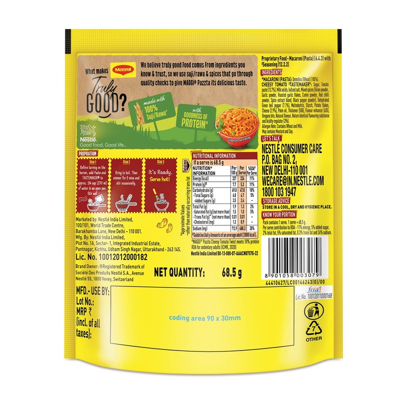 Maggi Nutri Licious Pazzta - Tomato Twist (64 g)