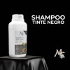 Shampoo Tinte Negro, Cobertura Canas, Aceite Argán. Mc Life