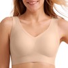 Domilo Wireless Full Coverage Bra Back Smoothing Seamless Support and