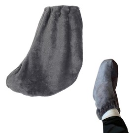 Plaster Socks, Cast Sock Cover for Foot, Warm Plaster Stocking, Warm Plaster Stocking Made of Flannel, Adjustable, Washable, Protective Plaster Sock Cover for Cold Weather