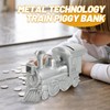 VORCOOL Steam Train Shaped Coin Bank Money Box Piggy Bank