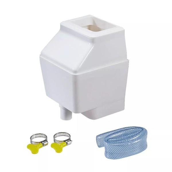 AZG Go Rainwater Collection System Rain Barrel Diverter Kit for