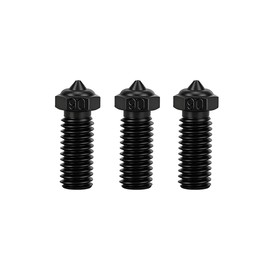 3 Pcs Hardened Steel Nozzles for R QIDI Q1 Pro/X-Max 3 / Q1 Pro/X-Plus 3 / X-Smart 3 Extruder hotend,High Temperature Resistance nozzles for R QIDI 3D Accessory (0.6mm)