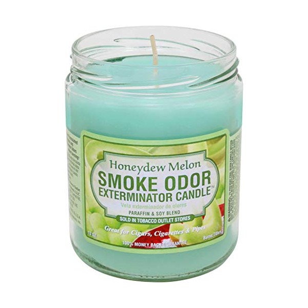 Smoke Odor Exterminator 13 Oz Jar Candle Honeydew Melon
