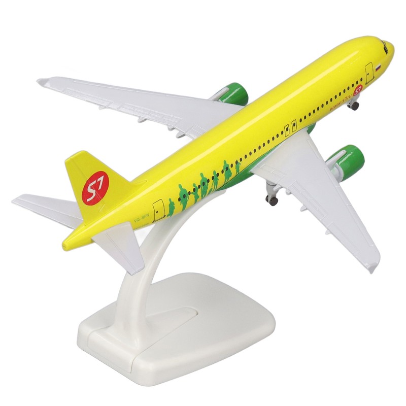 Aircraft Model Detachable Alighting Carriage Decoration Yellow Alloy Plane Model