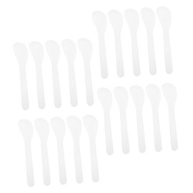 Baluue 50pcs Mini Makeup Spatulas for Skincare and Face Mask Application Durable and Easy Clean Cosmetic Spatula with Small Mixing Sticks for Precise Scraping and Product Mixing