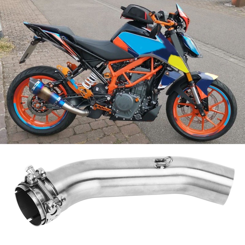 Motorcycle Exhaust Middle Pipe Stainless Steel Mid Link Exhaust System