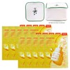 Innisfree Vitamin C Serum Gel Mask (25mL) 10 sheets + Play Green Cosmetic Pouch (Green) / 이니스프리 비타민C 세럼 겔 마스크 (25mL) 10매+플레이그린 화장품 파우치 (그린)