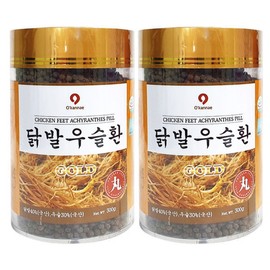 It's lacquered Chicken feet beef pills 300g / 닭발우슬환 300g X2통/우슬닭발환/영양제/우슬/우슬환