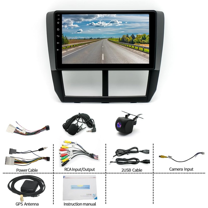 9" Android 13 Wireless CarPlay Android Auto Car Radio Receiver