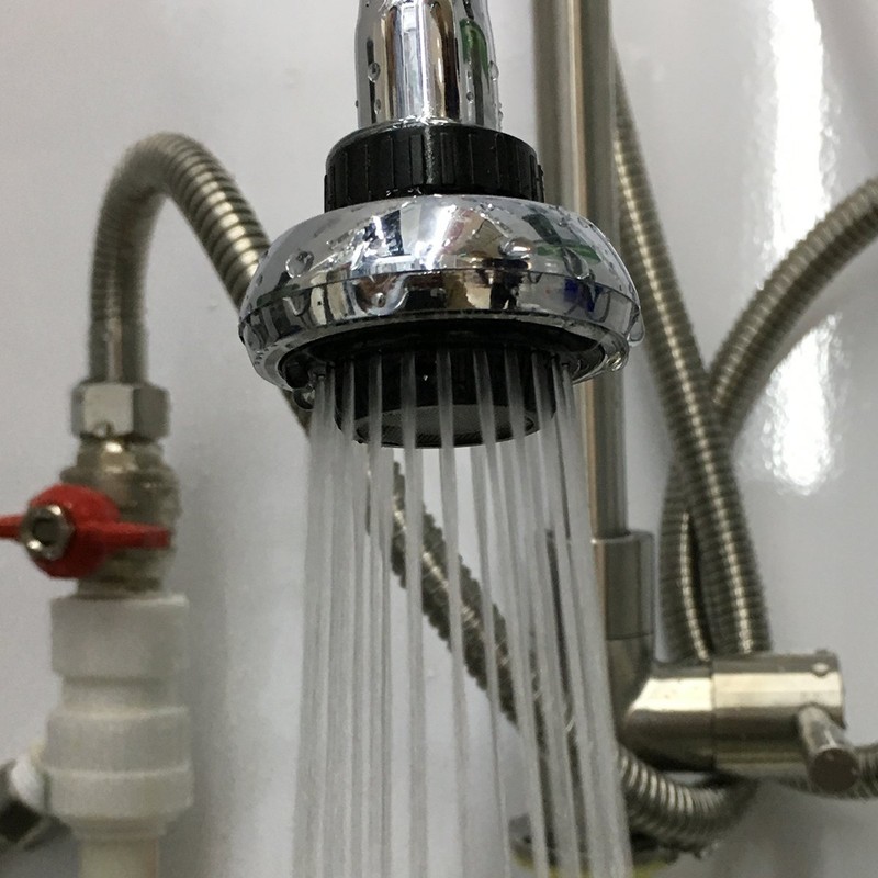 Soytich Sparer05 Stainless Steel Water Saver Shower Head Tap Swivel