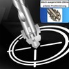 Pack of 4 Straight Wall Drill Bits with 4 Cutting