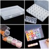 28-Slots Diamond Painting Storage Containers with 5D Diamond Art Painting