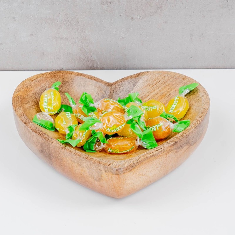 levandeo Decorative Heart Plate 18 x 16 cm Mango Wood