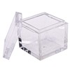 25pcs Acrylic Box Trays for 1" 25.4mm Element Cubes Clear
