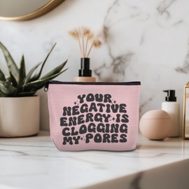 KAIOUS Esthetician Gifts for Women — Skin Care Skin Beauty Therapist Esthetician Makeup Bag Cosmetic Bag Makeup Zipper Pouch