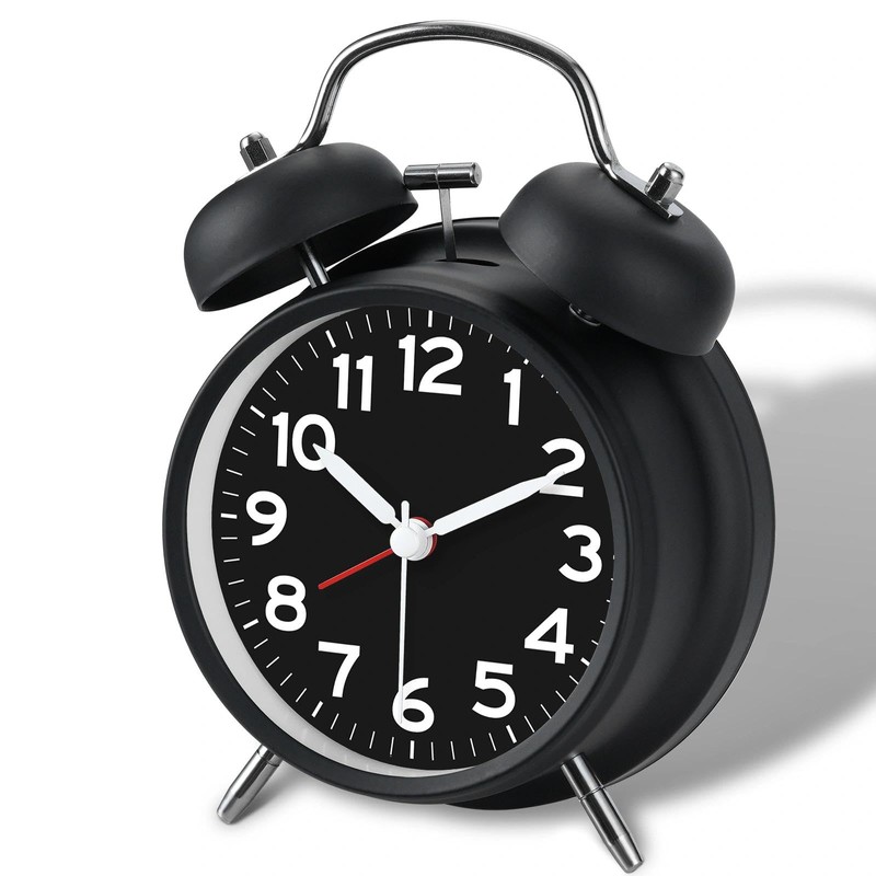 AKCISOT Loud Alarm Clock for Heavy Deep Sleepers, 4.5 Inches