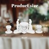 Unity Candle Table Holder for Bride and Groom - Candles