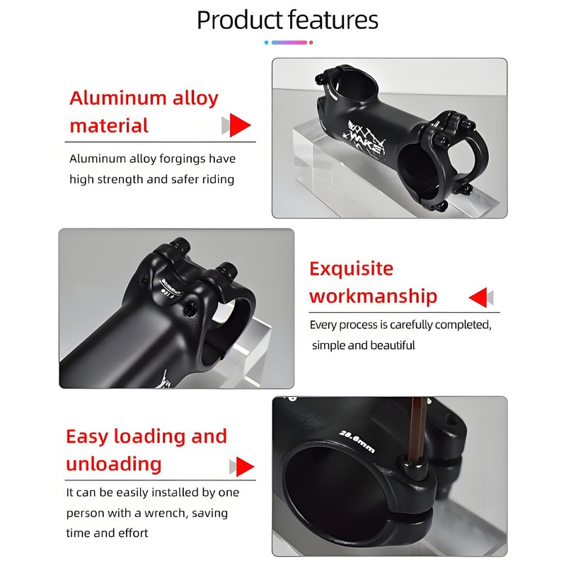 Anurjah Bike Stem 31.8mm ±7° ＆ ±35° MTB Road Bike