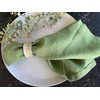 Linen Napkins –100% French Flax – Stonewashed Pure Linen Cloth
