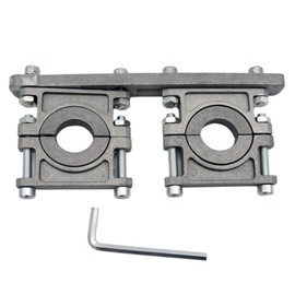 EasyLife Universal HQ Multifeed Holder Aluminium 2-Way for Two LNBs with 23 mm or 40 mm Feed Holder