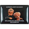 Ontrada Tin Sign 20 x 30 cm Domed Waldorf Statler