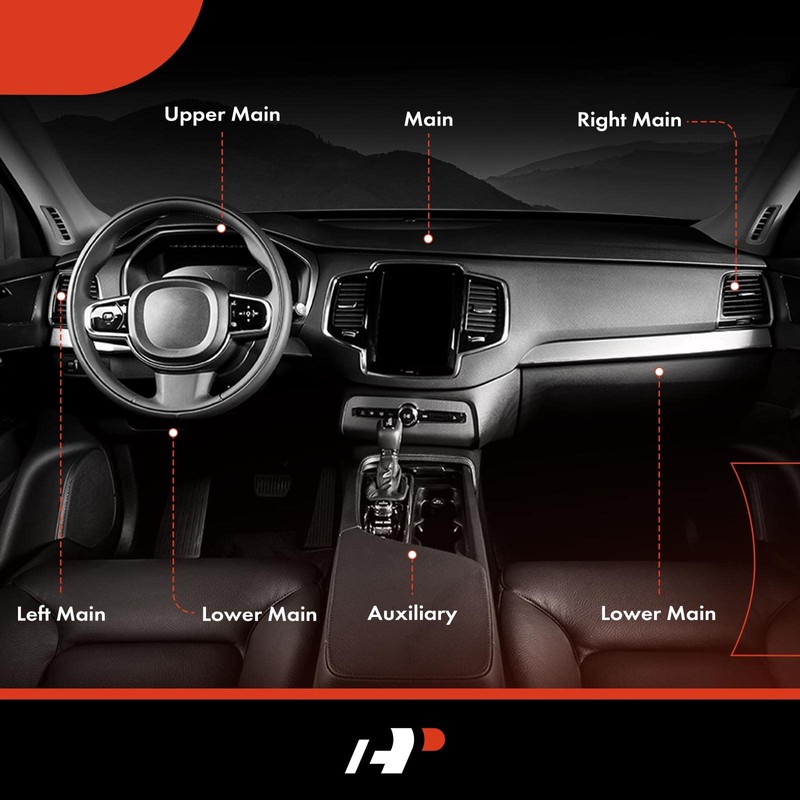A-Premium HVAC Heater Air Blend Door Actuator Replacement for Jeep