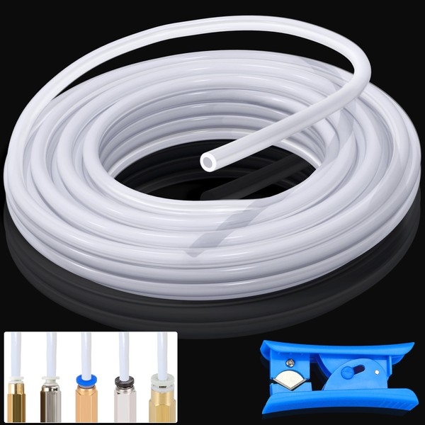 Ziamzra 4 Metre PTFE Hose 4 mm, 3D Printer Hose