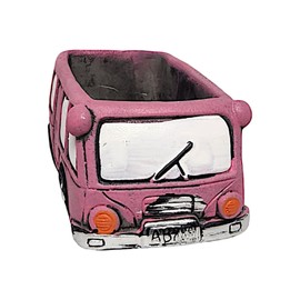 DIVAS SPIRITUAL Vintage Concrete Planter, Decorative Vehicle Design, Indoor/Outdoor, 25cm (1)