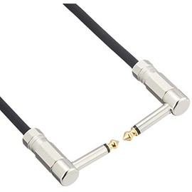 LIVE LINE LE-Stage Series Guitar Cable, 19.7 inches (50 cm), LE-50CL/L, Black