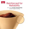 Melitta #2 Cone Coffee Filters, Natural Brown, 100 Count (Pack