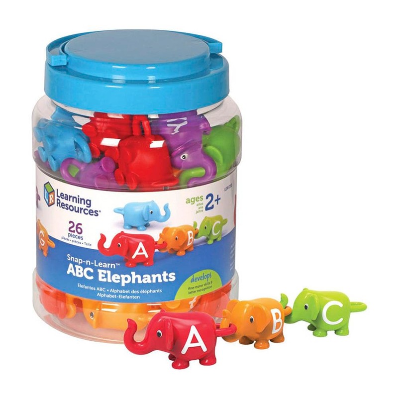 Learning Resources Snap-n-Learn Alphabet Elephants