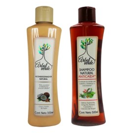 Kit Shampoo Anticaída + Acondicionador Árbol Verde 500 Ml