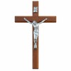 7.8 Inch Wooden Crucifix Wall Cross with Jesus Figure, Catholic