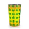 JUST FUNKY 32oz Tall Insulated Tumbler Features a Pot Leaf