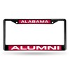 Alabama Crimson Tide Alumni Black Metal (Set of 2) Laser