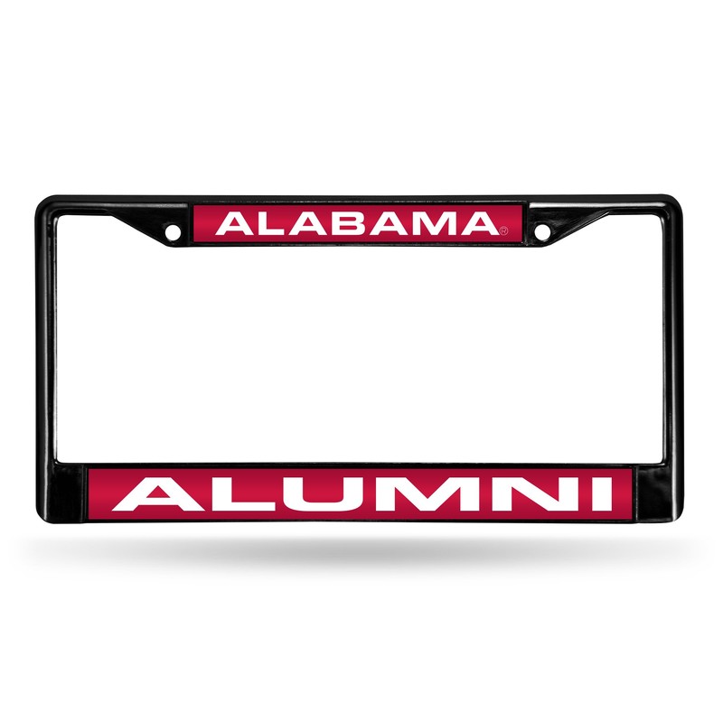 Alabama Crimson Tide Alumni Black Metal (Set of 2) Laser