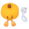 Cute Night Light Tap Control Dimmable Rechargeable Pumpkin Shape Bedside