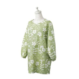 Lep Triangle Width Green Size/Length: Approx. 31.5 inches (80 cm), Width: Approx. 22.0 inches (56 cm), Sleeve Length: Approx. 9.8 inches (25 cm), Hem Width: Approx. 21.7 inches (55 cm), Kappo Kimono Fiona Women's