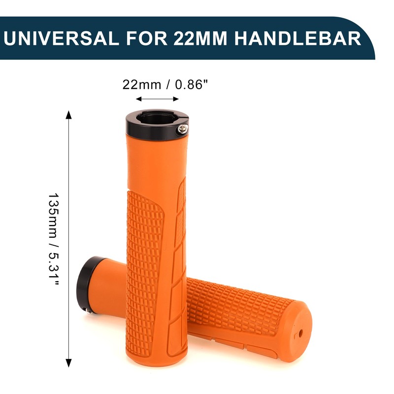 TUCKBOLD Bike Handlebar Grips Covers 135mm Long Soft | Bicycle