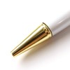 Gold Stone Ballpoint Pen with Gold Foil 24K Gold, Sparkle,