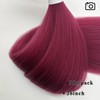 Burgundy Braiding Hair Pre stretched Curl Boho Hair for Braiding