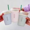 Reusable Insulated Neoprene Iced Coffee Cup Sleeve, Durable Drink Sleeve